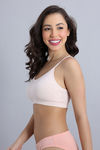 Zivame Unbound Padded Non Wired 3/4th Coverage Bralette (Pack of 2) - Multicolor — thumbnail 7